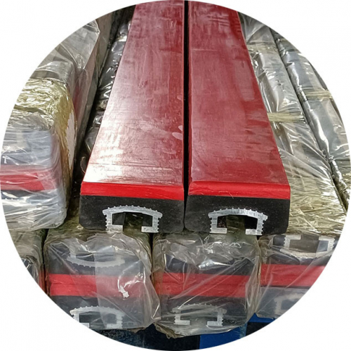 Демпферная балка 75х100х1220 UHMW-PE 12,5 мм