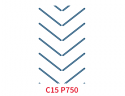 Шевронная лента C15 P750 EP400